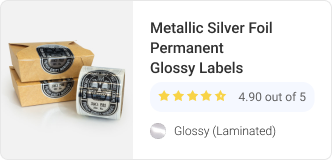 Silver Foil Permanent Metallic Silver