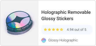 Holographic Removable Glossy