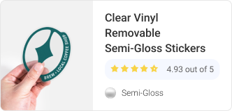 Clear Vinyl Removable Semi-Gloss