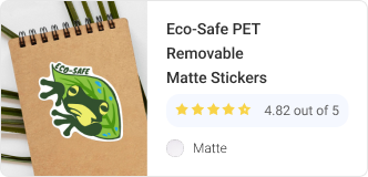 Eco-Safe PET Removable Matte