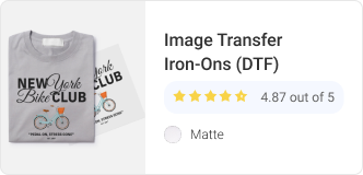 Image Transfer Iron-Ons (DTF)