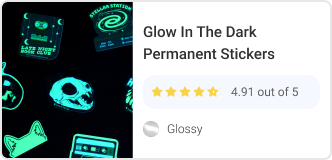Glow In The Dark Permanent Stickers