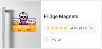 Die-Cut Fridge Magnets