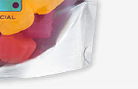 Clear with Silver Back